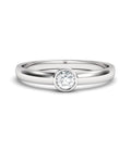 ANILLO ORO DIAMANTE 0,10 CT - CRESBER