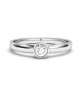 ANILLO ORO DIAMANTE 0,15 CT - CRESBER