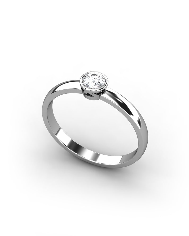 ANILLO ORO DIAMANTE 0,25 CT - CRESBER