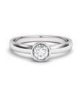 ANILLO ORO DIAMANTE 0,25 CT - CRESBER