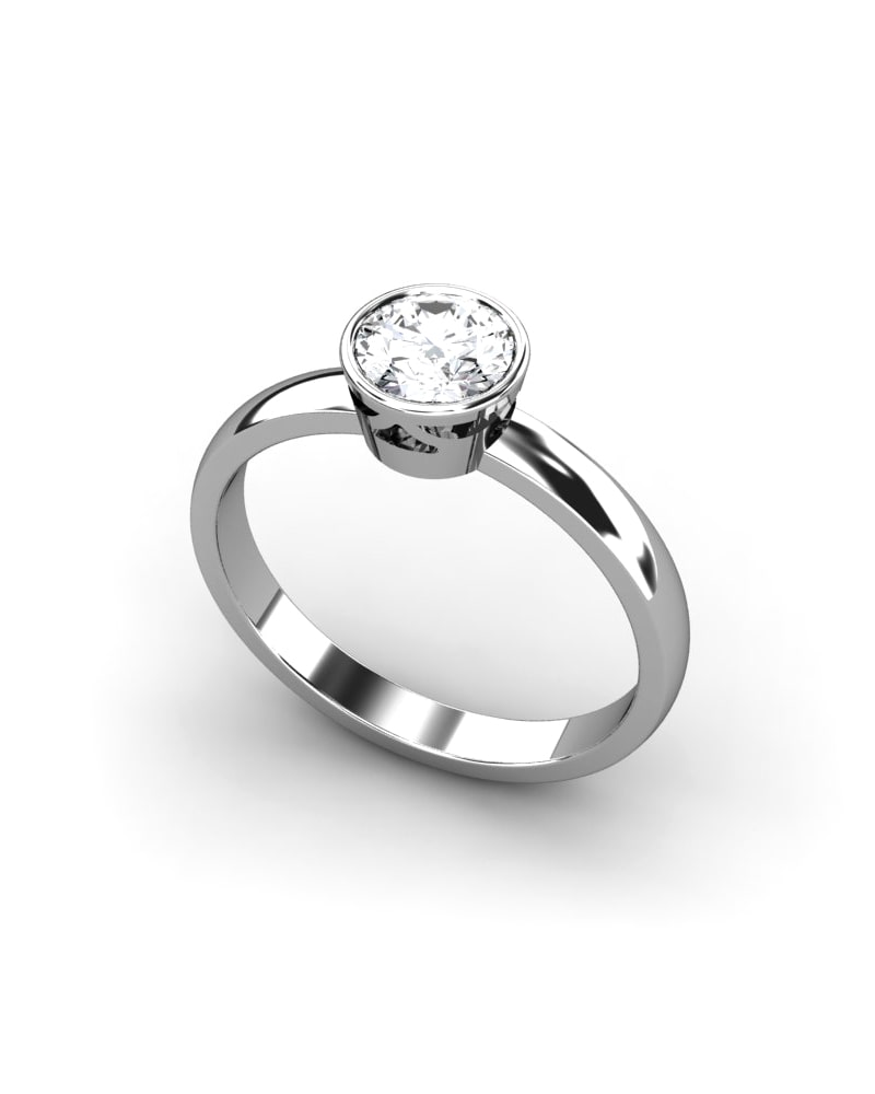 ANILLO ORO DIAMANTE 0,70 CT - CRESBER