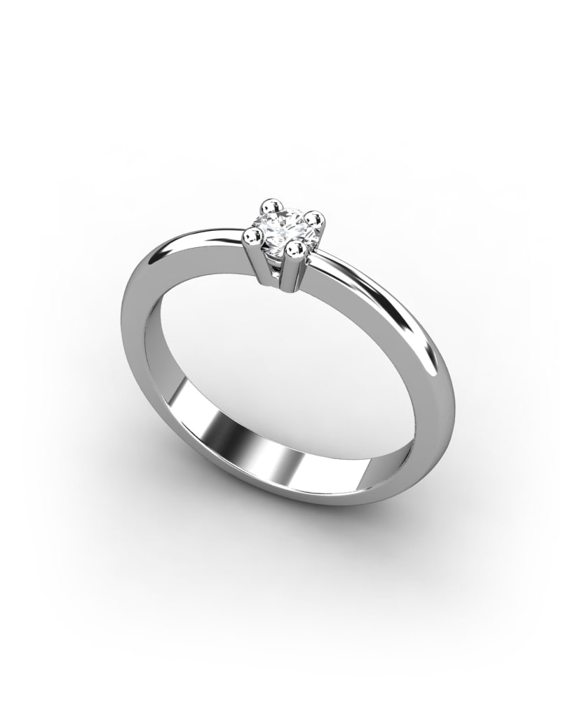 ANILLO ORO DIAMANTE 0,20 CT - CRESBER