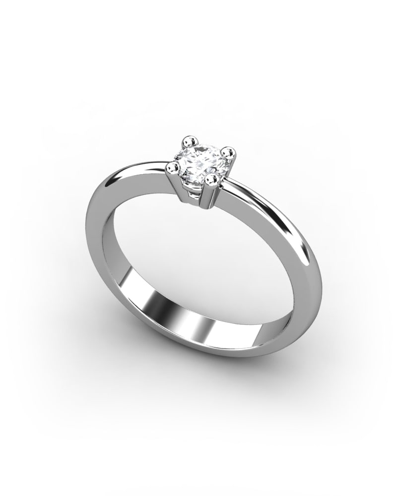 ANILLO ORO DIAMANTE 0,35 CT - CRESBER