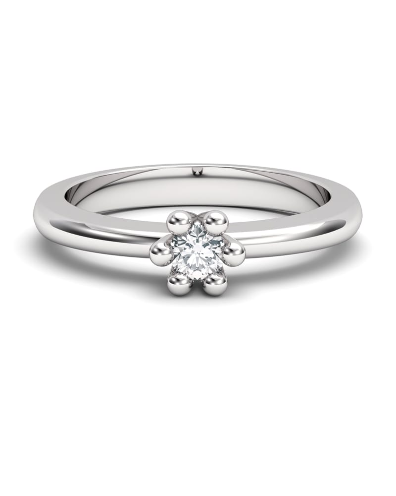 ANILLO ORO DIAMANTE 0,10 CT - CRESBER
