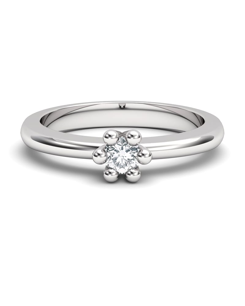 ANILLO ORO DIAMANTE 0,15 CT - CRESBER