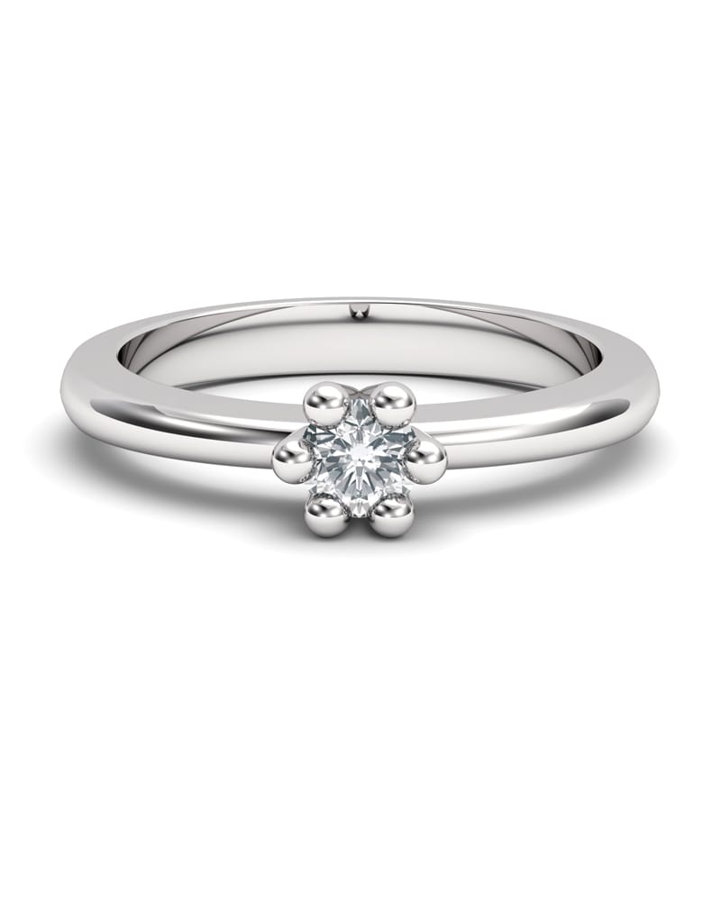 ANILLO ORO DIAMANTE 0,20 CT - CRESBER