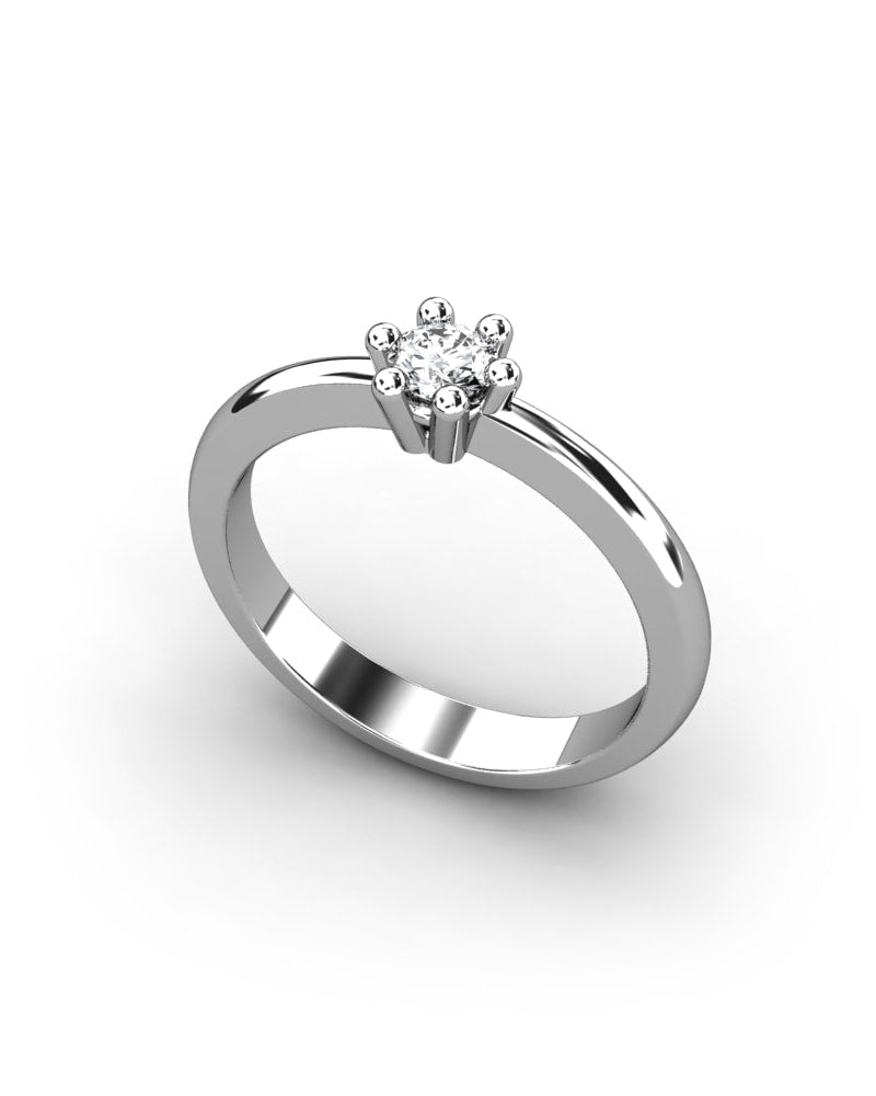 ANILLO ORO DIAMANTE 0,25 CT - CRESBER
