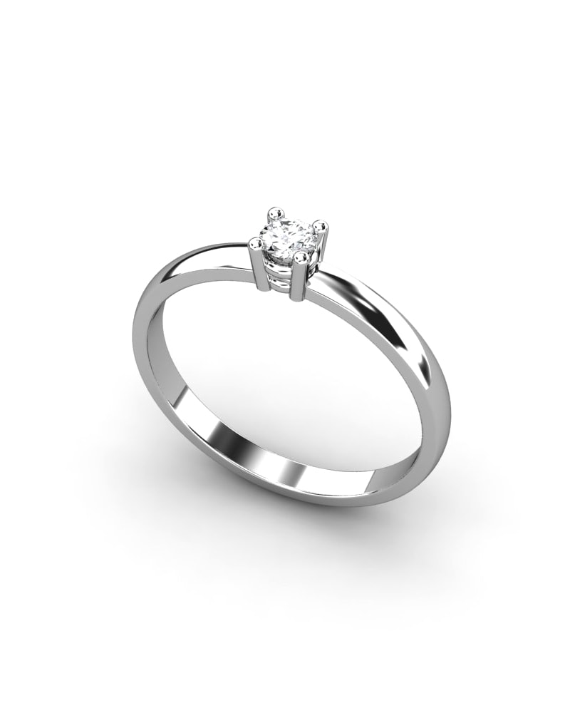 ANILLO ORO DIAMANTE 0,15 CT - CRESBER