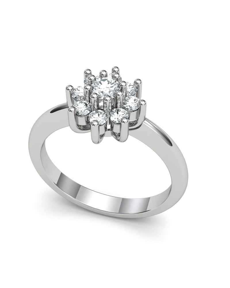 ANILLO ORO DIAMANTE 0,55 CT - CRESBER