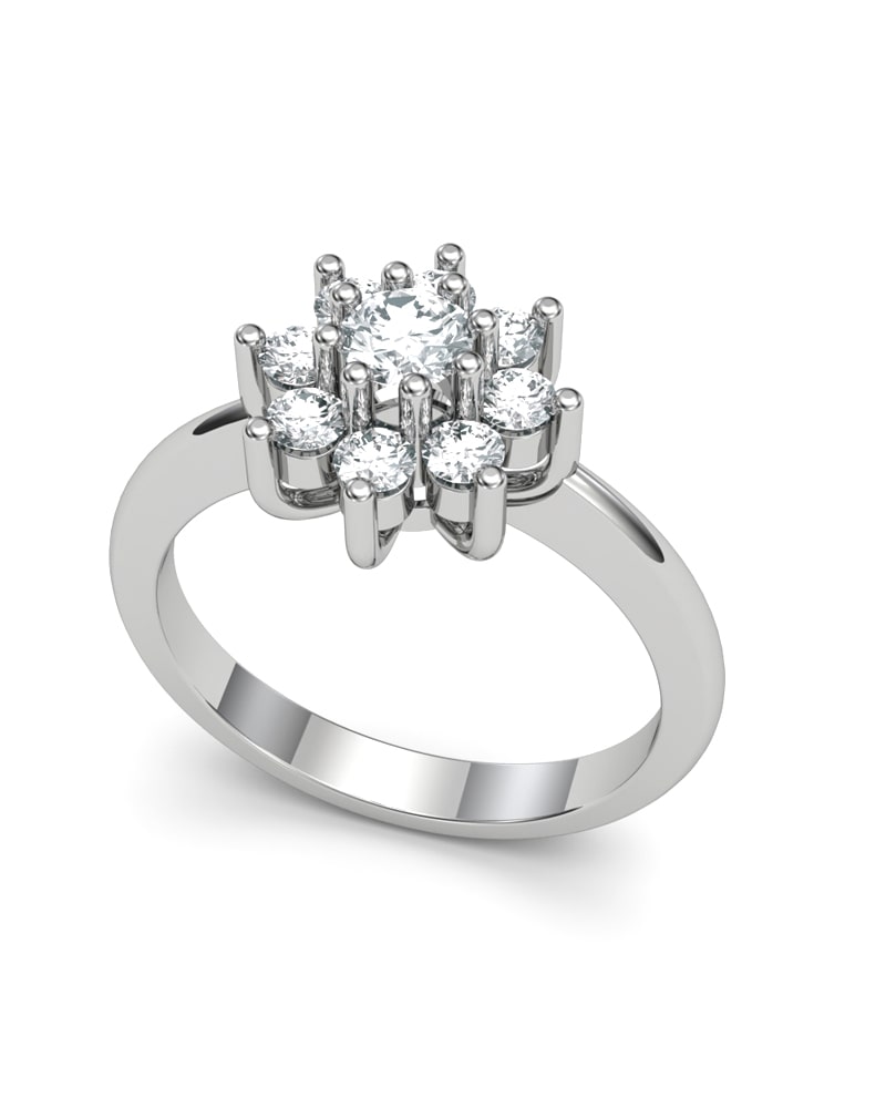 ANILLO ORO DIAMANTE 0,66 CT - CRESBER