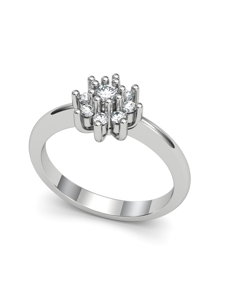 ANILLO ORO BTES 0,31 CT - CRESBER