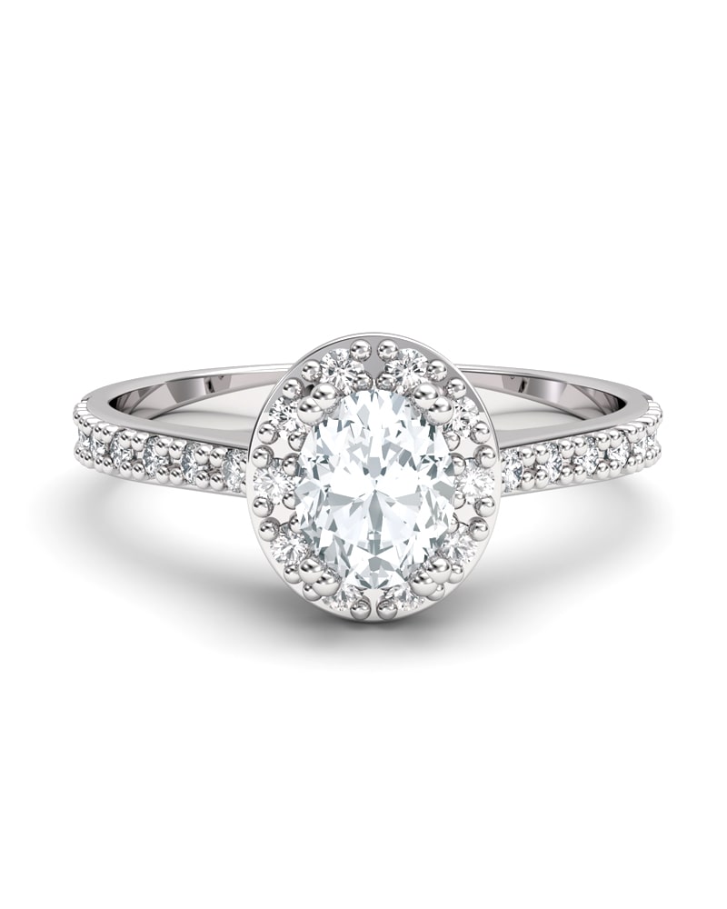 ANILLO ORO BTES 0,45 CT - CRESBER