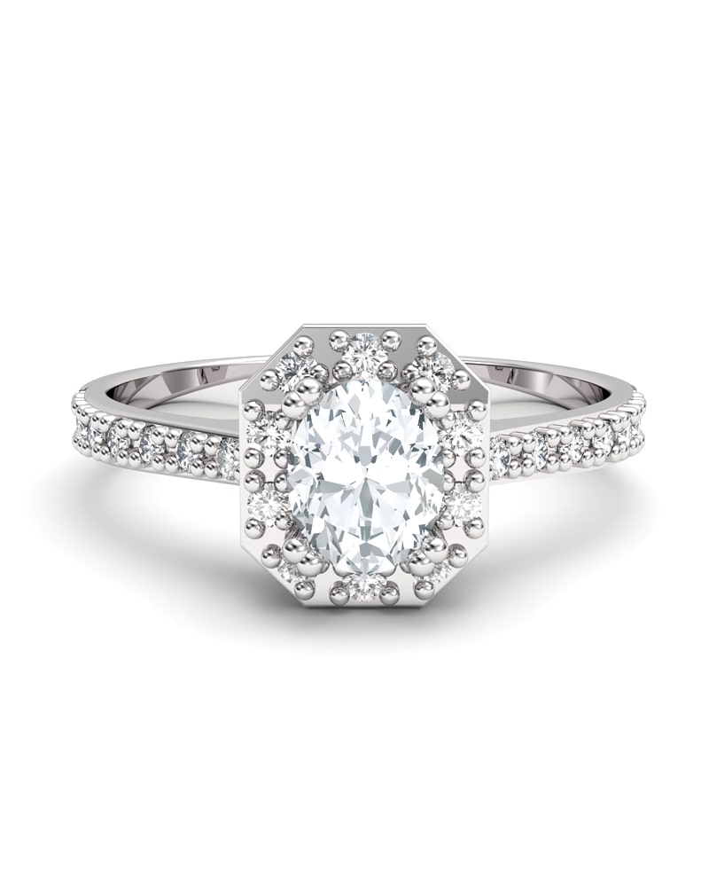 ANILLO ORO BTES 0,45 CT - CRESBER