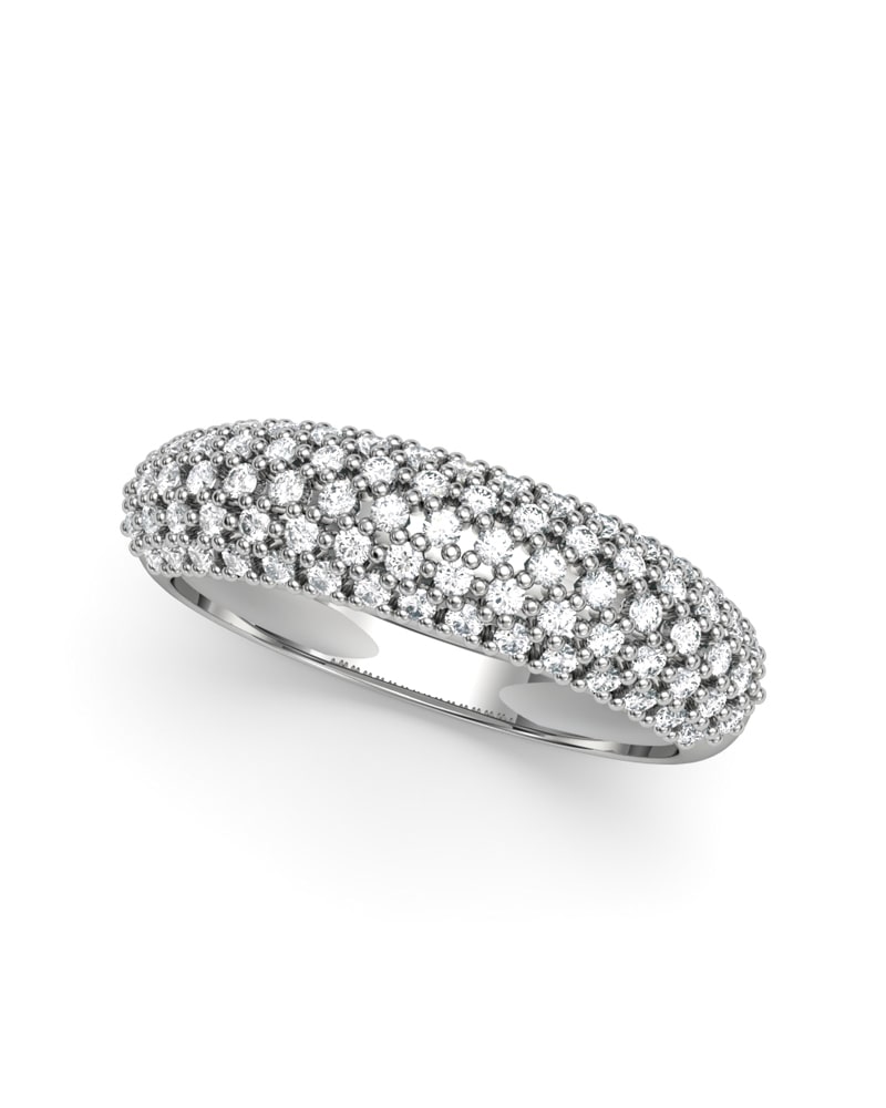 ANILLO ORO PAVE DIAMANTE 0,50 CT - CRESBER