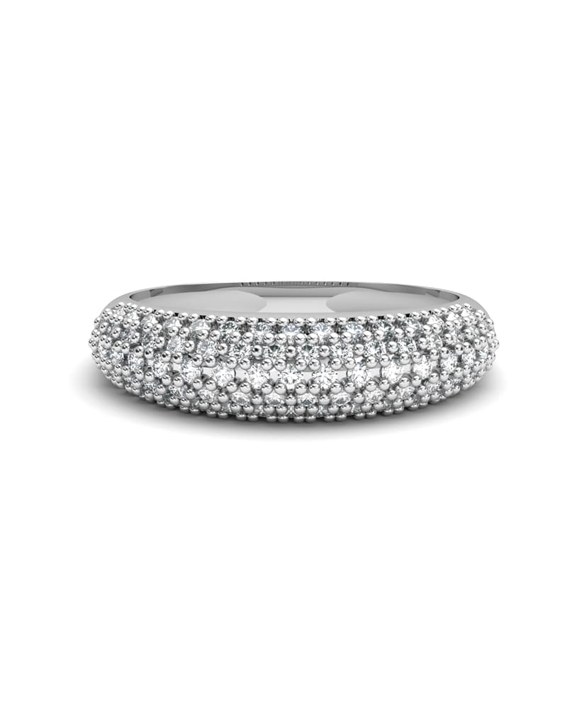 ANILLO ORO PAVE DIAMANTE 0,50 CT - CRESBER