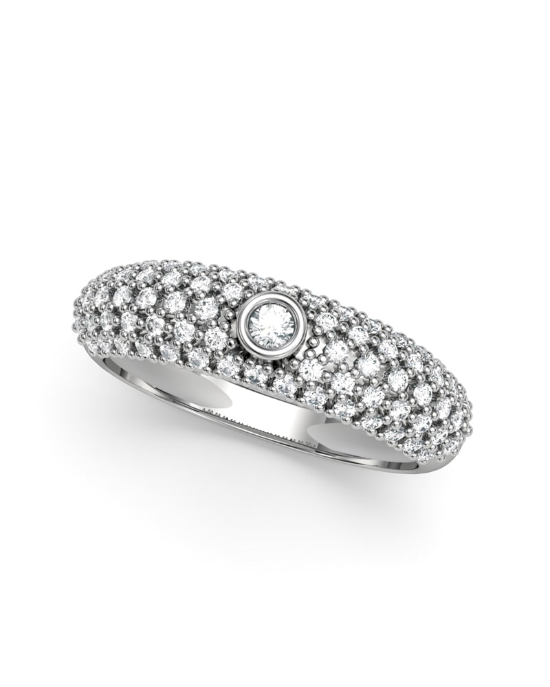 ANILLO ORO DIAMANTE 0,47 CT - CRESBER