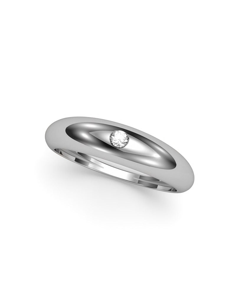 ANILLO ORO DIAMANTE 0,03 CT - CRESBER