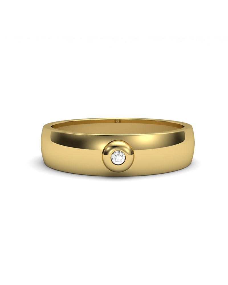 ANILLO ORO DIAMANTE 0,02 CT - CRESBER