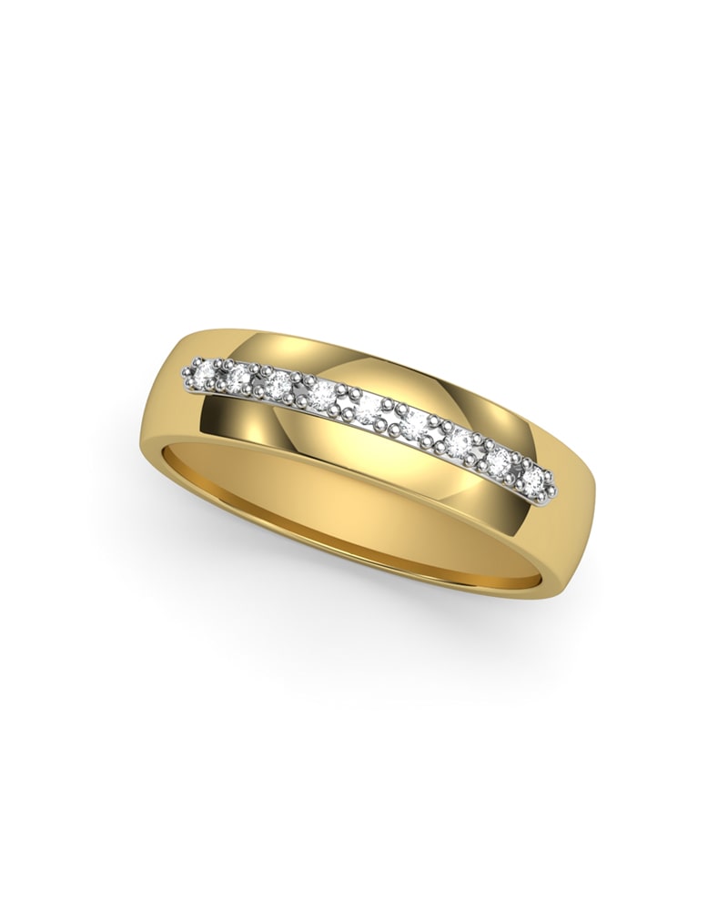ANILLO ORO DIAMANTE 0,06 CT - CRESBER