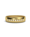 ANILLO ORO DIAMANTE 0,06 CT - CRESBER