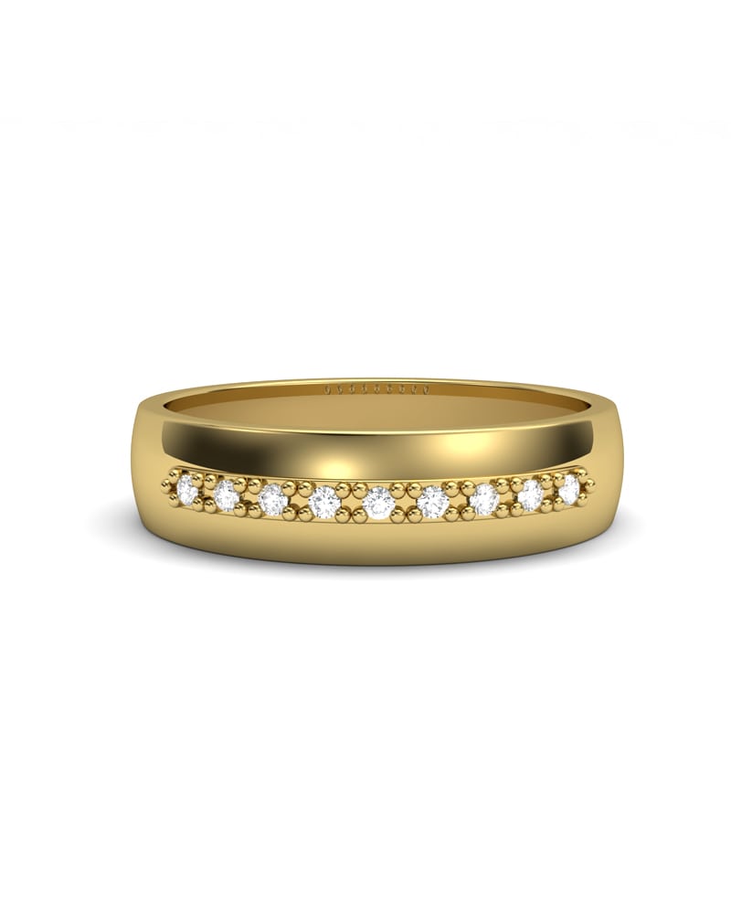 ANILLO ORO DIAMANTE 0,06 CT - CRESBER