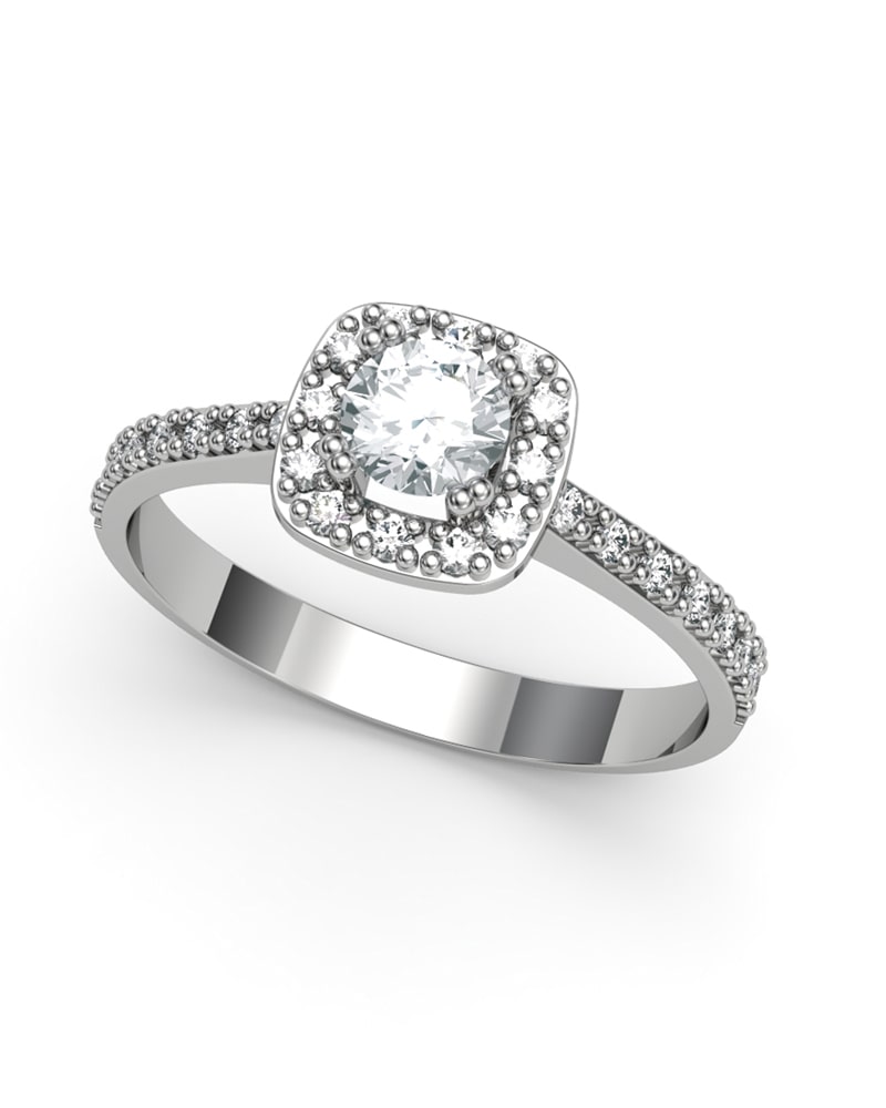 ANILLO ORO BTES 0,43 CT - CRESBER