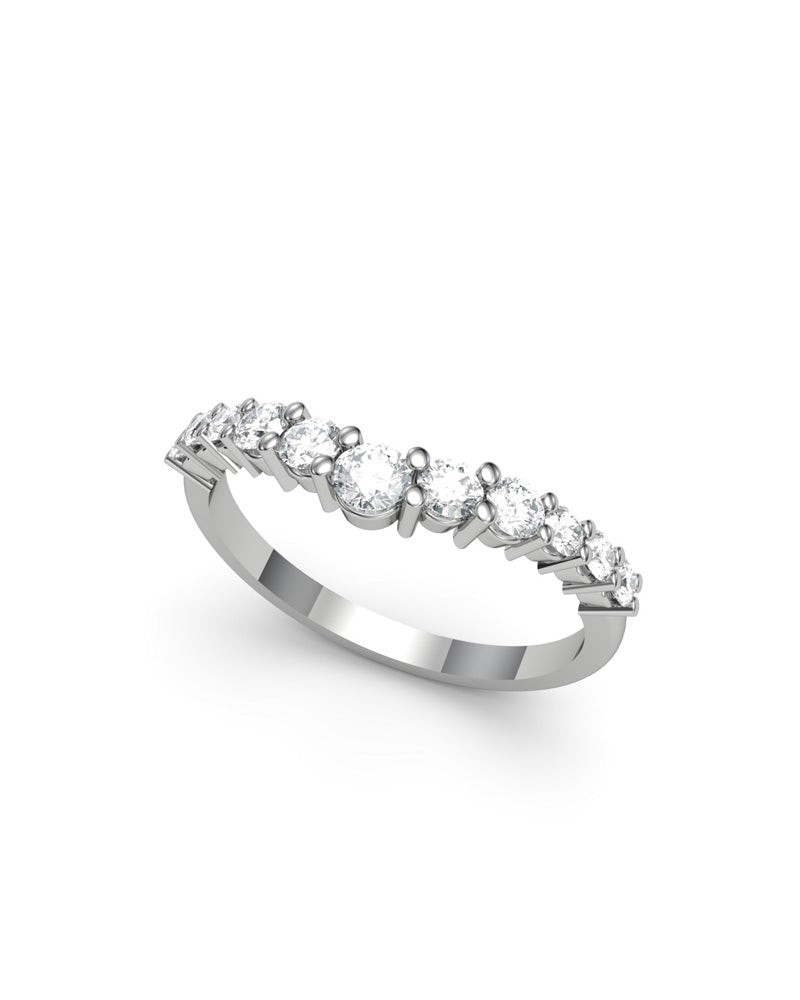 ANILLO ORO DIAMANTES 0,54 CT - CRESBER