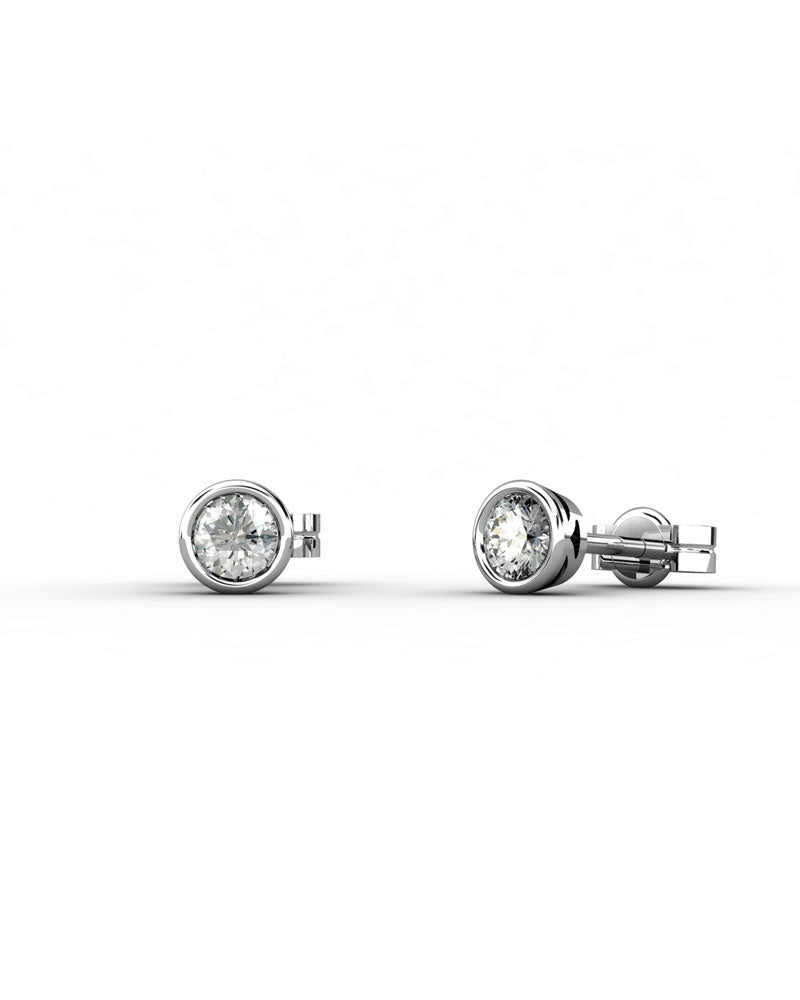 PENDIENTES ORO DIAMANTE 0,20 CT - CRESBER