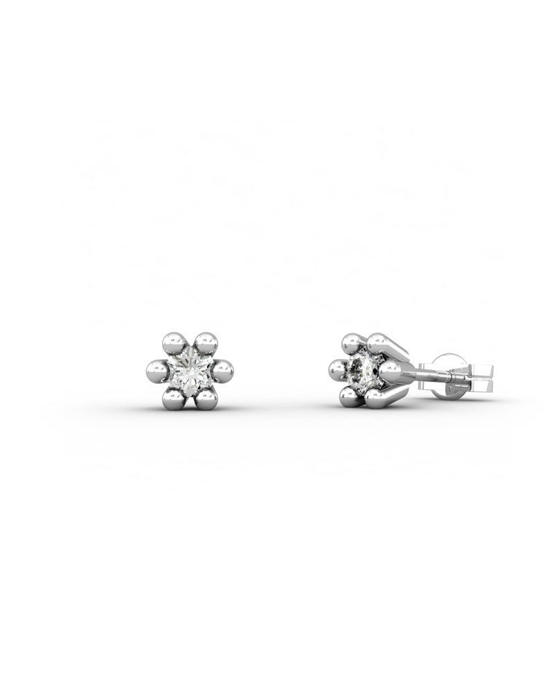 PENDIENTES ORO DIAMANTE 0,20 CT - CRESBER