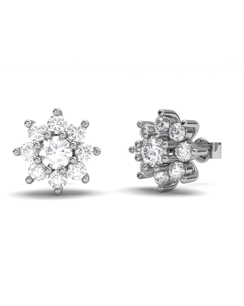 PENDIENTE ORO DIAMANTE 1,31CT - CRESBER