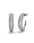 PENDIENTE ORO PAVE DIAMANTE 0,78 CT - CRESBER