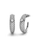 PENDIENTE ORO PAVE DIAMANTE 0,73 CT - CRESBER