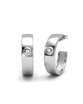 PENDIENTE ORO DIAMANTE 0,04 CT - CRESBER