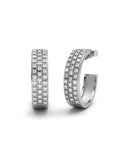 PENDIENTE ORO PAVE DIAMANTE 0,50 CT - CRESBER
