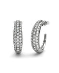 PENDIENTE ORO PAVE DIAMANTE 0,47 CT - CRESBER