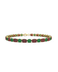 PULSERA FALLS ORO RUBI Y ESMERALDA - CRESBER