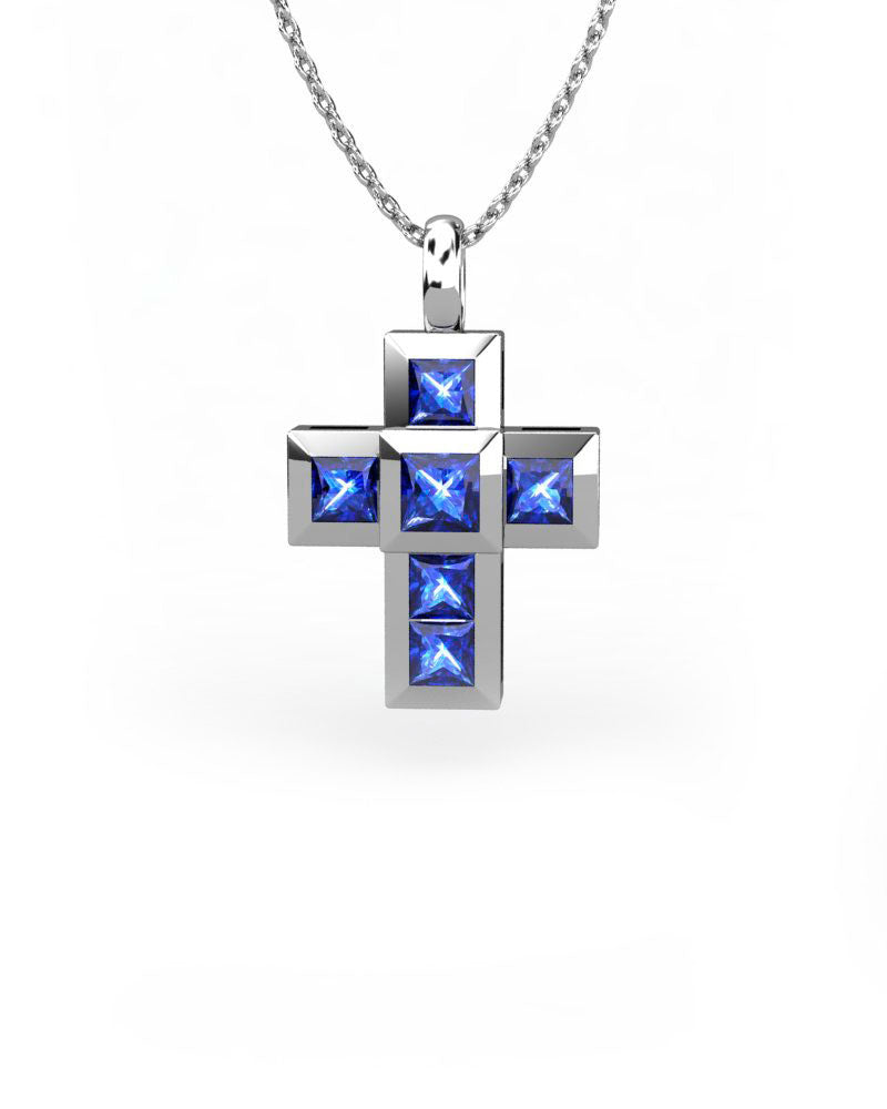 COLGANTE ORO ZAFIRO 1 CT - CRESBER