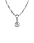 COLGANTE ORO DIAMANTE 0,10 CT - CRESBER