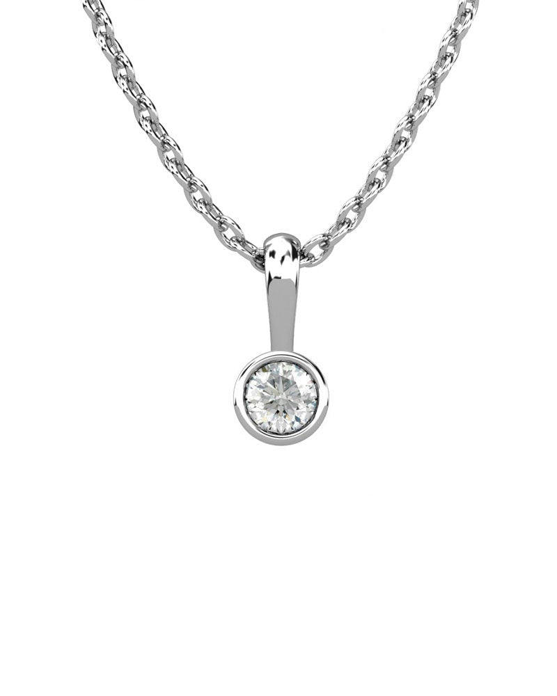 COLGANTE ORO DIAMANTE 0,15 CT - CRESBER