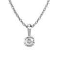 COLGANTE ORO DIAMANTE 0,20 CT - CRESBER