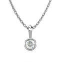 COLGANTE ORO DIAMANTE 0,30 CT - CRESBER