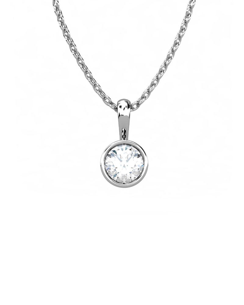 COLGANTE ORO DIAMANTE 0,45 CT - CRESBER