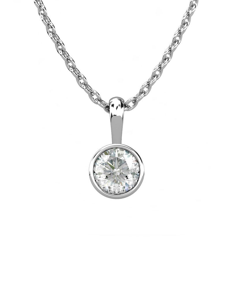 COLGANTE ORO DIAMANTE 0,50 CT - CRESBER