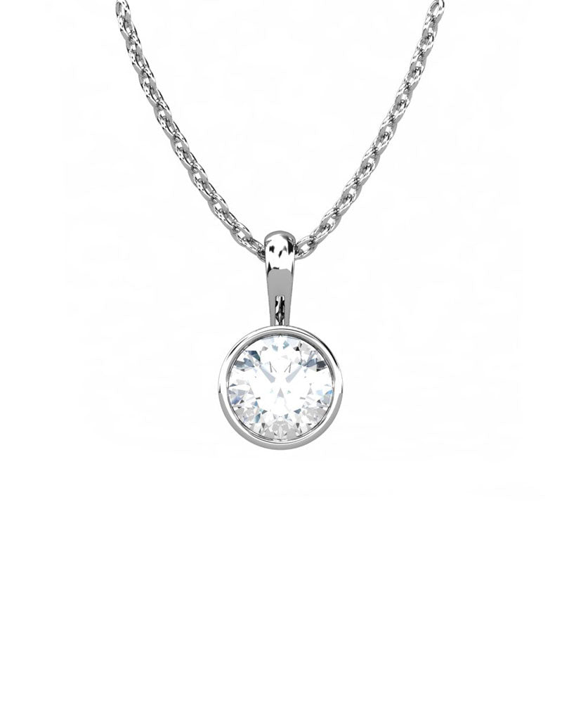 COLGANTE ORO DIAMANTE 0,75 CT - CRESBER
