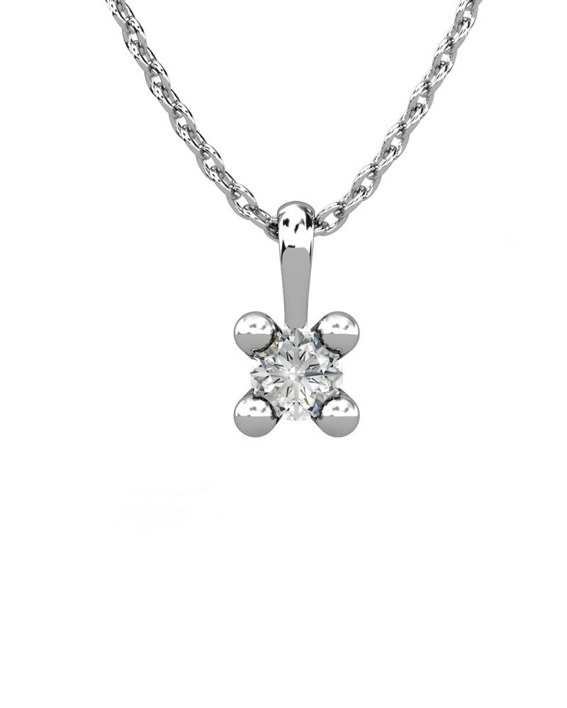 COLGANTE ORO DIAMANTE 0,10 CT - CRESBER