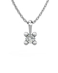 COLGANTE ORO DIAMANTE 0,15 CT - CRESBER