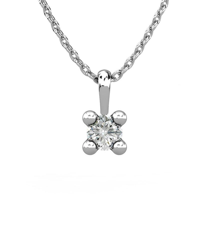 COLGANTE ORO DIAMANTE 0,15 CT - CRESBER