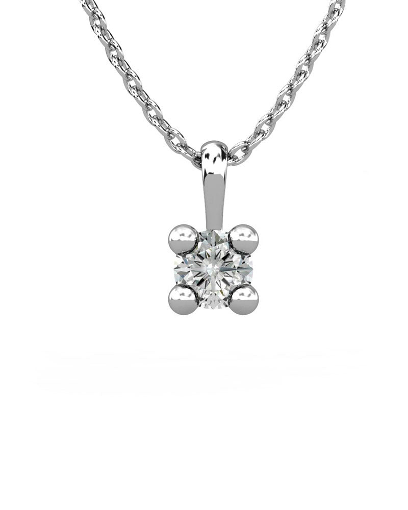 COLGANTE ORO DIAMANTE 0,20 CT - CRESBER