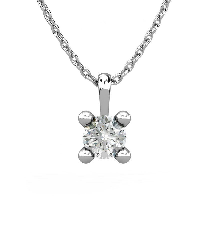 COLGANTE ORO DIAMANTE 0,25 CT - CRESBER