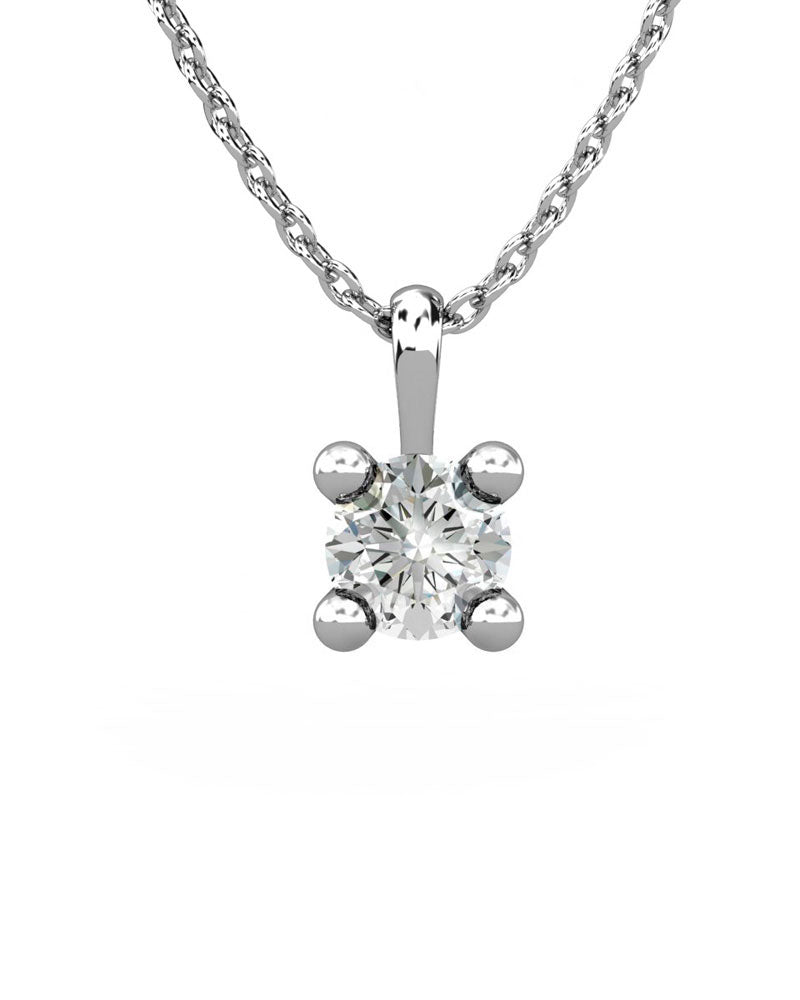COLGANTE ORO DIAMANTE 0,30 CT - CRESBER